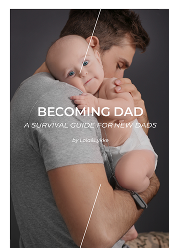 dad holding baby guide by Lolalykke