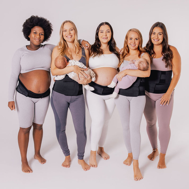 collection of maternity support bands