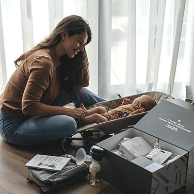 breastfeeding starter kit for mum and newborn baby