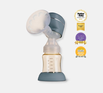 Lola&Lykke Smart Electric Breast Pump with NaturalFlow bottle and award-winning design