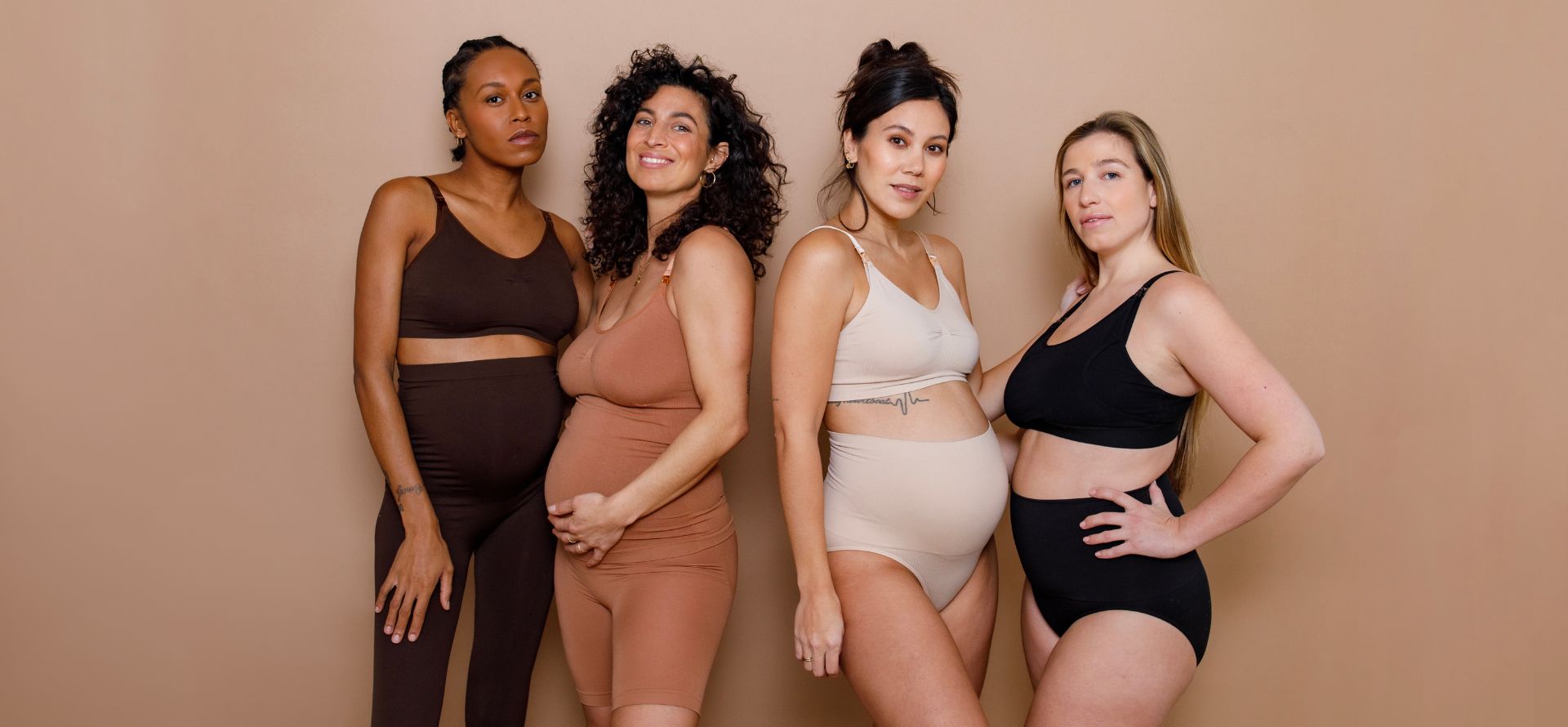 LANCS 3 Packs Lace Maternity Underwear Maternity Shorts Over Bump Seamless Pregnancy  Shapewear for Maternity Dress (US, Alpha, Medium, Regular, Regular, 2pack  Beige+Black) at  Women's Clothing store