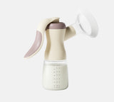 Lola&Lykke Manual Breast Pump on white background, from the right side