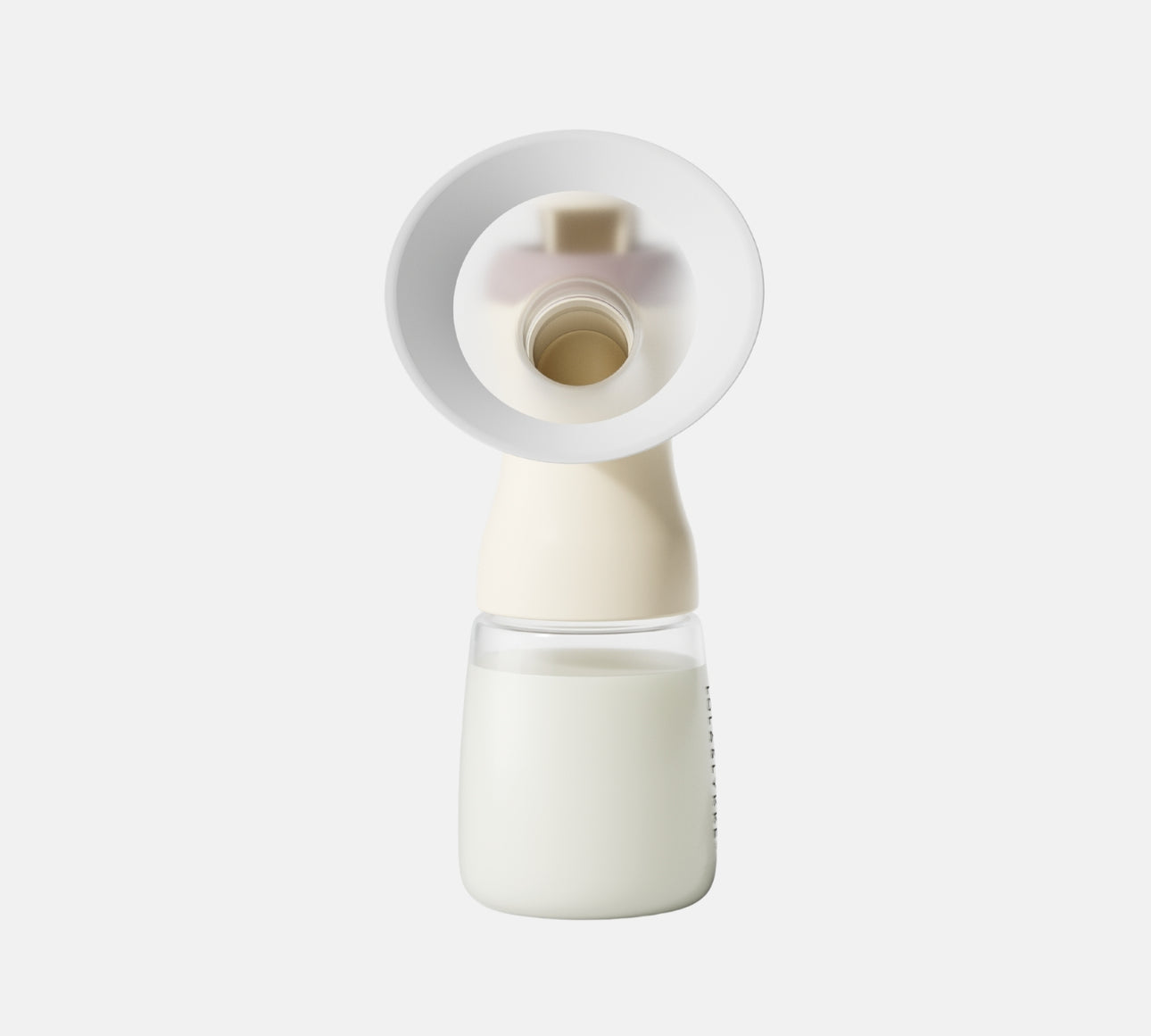 Lola&Lykke Manual Breast Pump on white background, from the front side