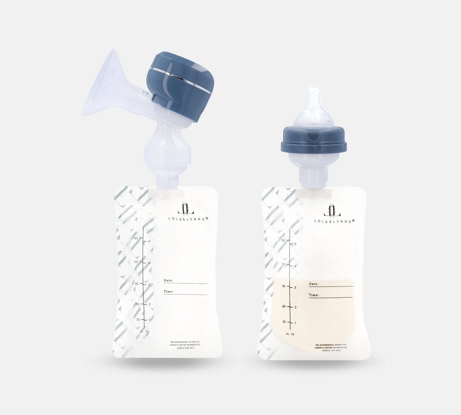 Breast milk fashion bag to bottle