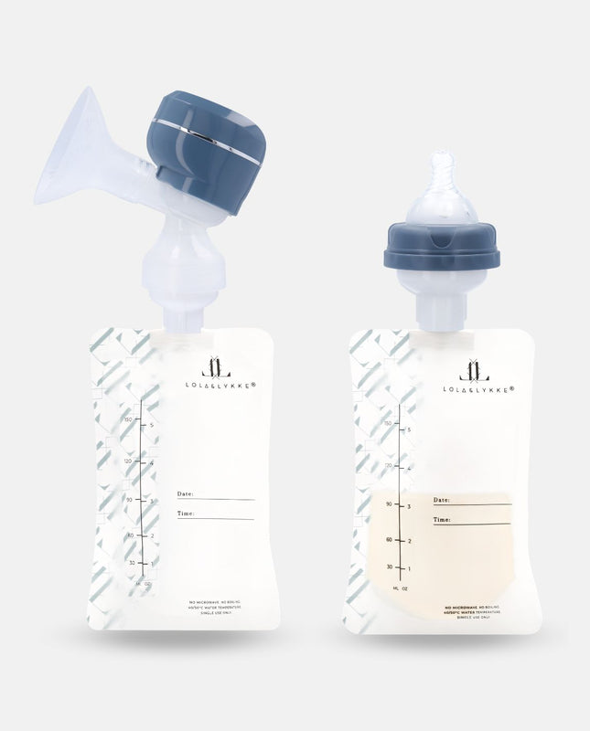Lola&Lykke Breast Milk Storage Bags (30pcs.) with Adapter