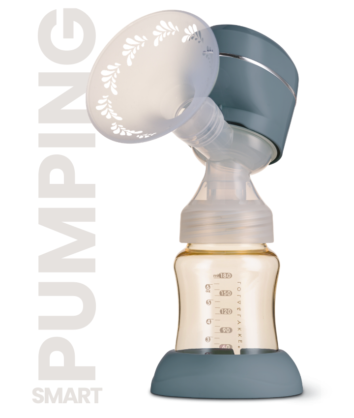 Lola&Lykke Smart Electric Breast Pump with text: smart pumping
